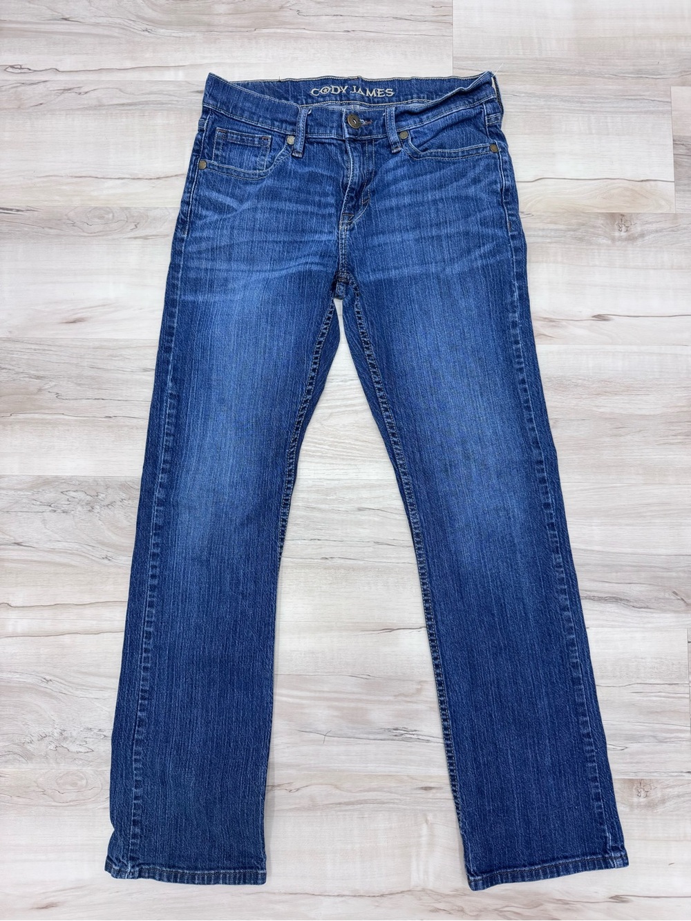 Cody James Men’s straight leg Jeans in Dark Blue 29Wx 32L